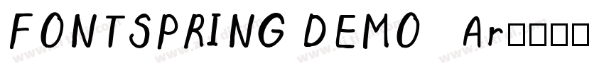 FONTSPRING DEMO   Ar字体转换